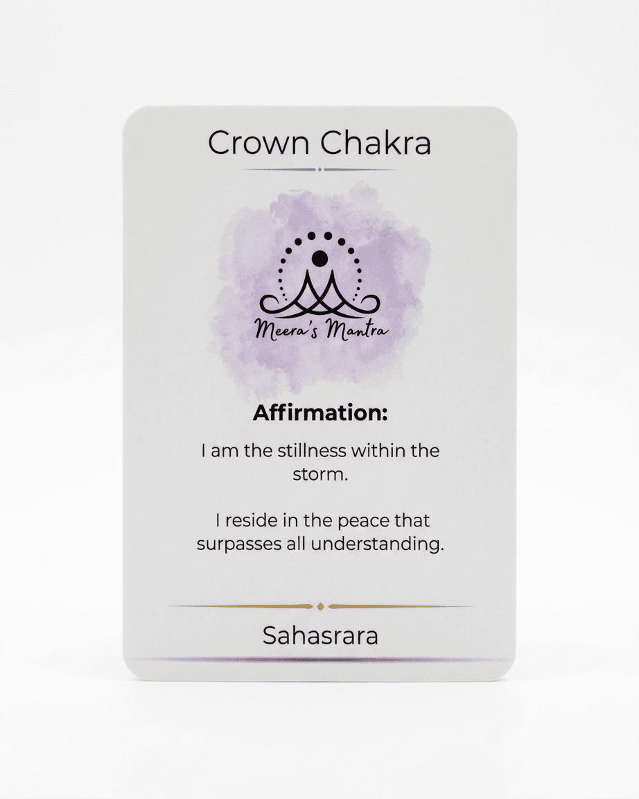 The Divine Gateway: Crown Chakra Mini Deck